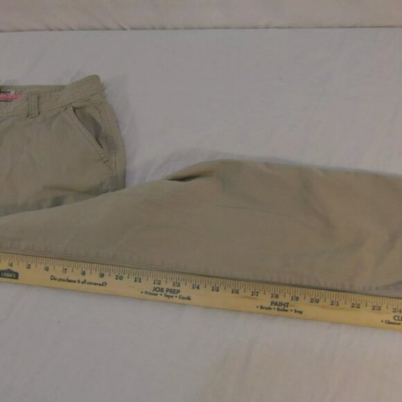 WOMEN's sz10 RALPH LAUREN POLO JEANS COMPANY COTTON SPANDEX CAPRI PANTS NM 00305 - Picture 3 of 12
